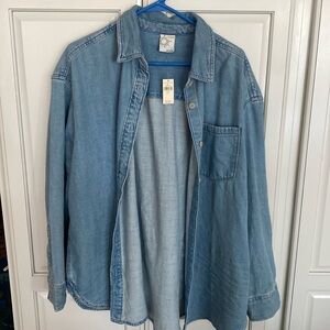 Aerie- Offline denim top